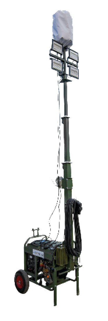 Мобильная осветительная установка МОУ-4,5Т-4х500(Г) 2,5(БГ)