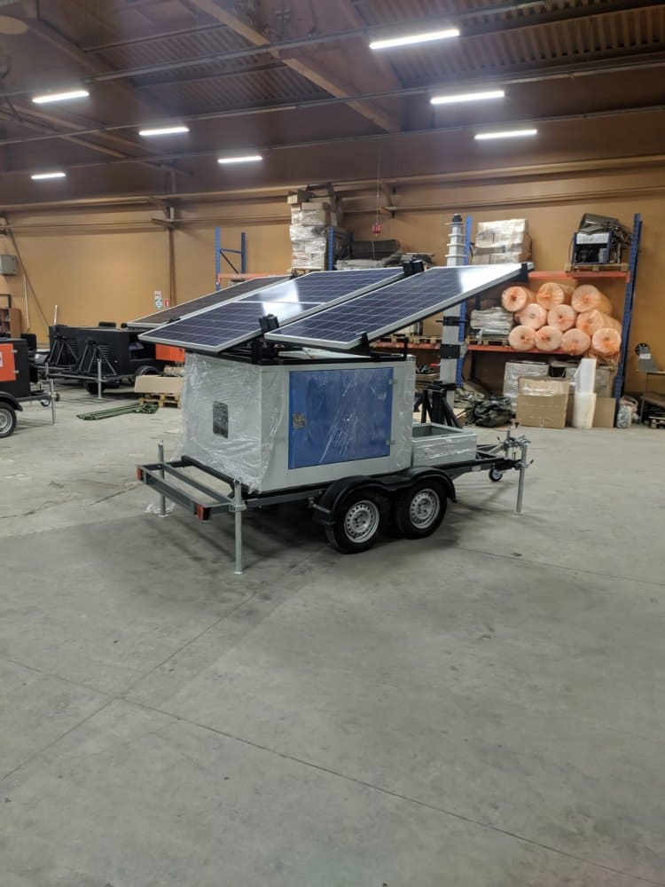 Мобильная платформа с гибридным электропитанием ПОУ 9 (ЭЛ) 5,0 (ДГ) СБ