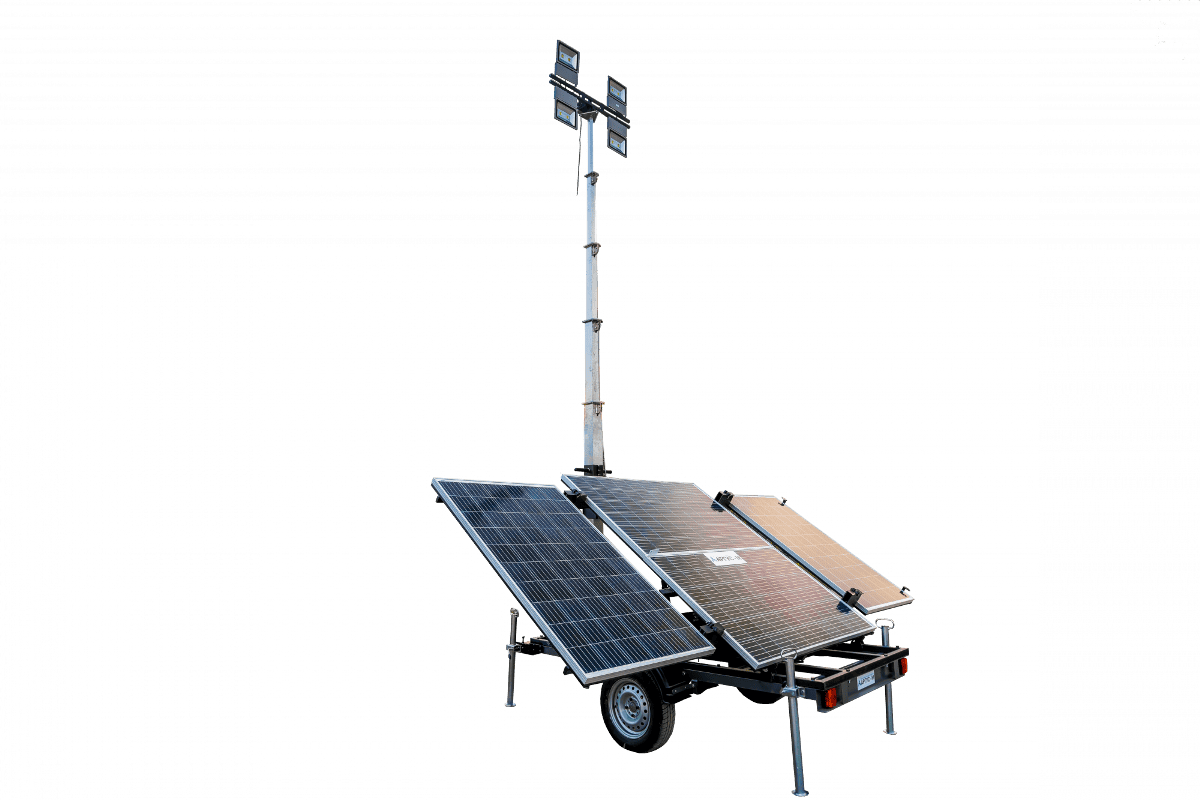 Передвижная осветительная установка «Cолярис» на солнечных батареях ПОУ 6(Л) 6х50 (LED)-СБ