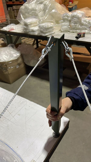 Мачта 10 метров с электролебедкой усиленная телескопическая на  треноге без прожекторов ПМТ - 10 (ЭЛ)