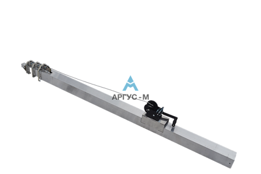 Мачта 4 метра с лебедкой без треноги и прожекторов МАО (ПМ) - 4 (Л)